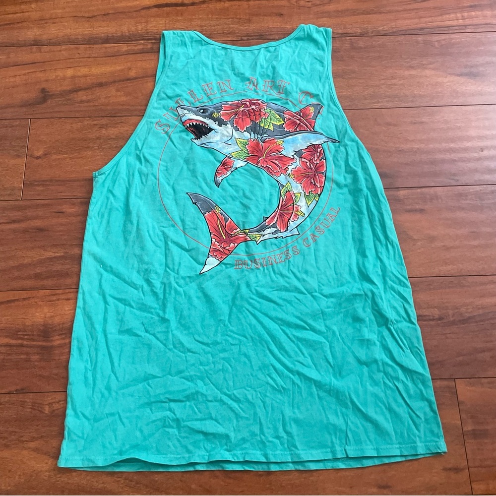 NEW SULLEN ART COLLECTIVE BUSINESS CASUAL GREEN TANK TOP SZ EXTRA LARGE XL